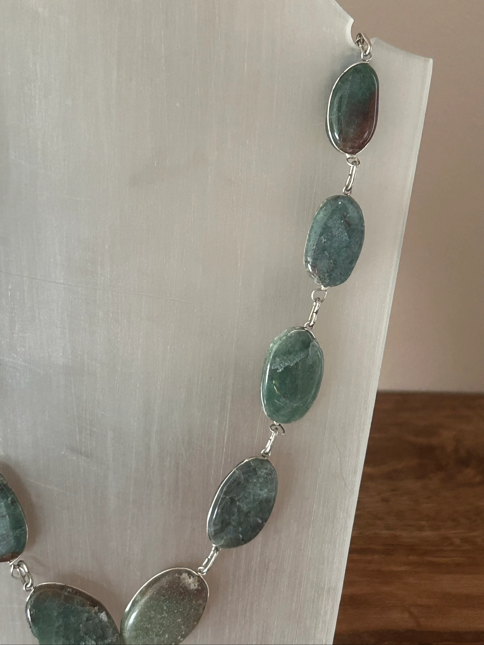 Vintage stenen ketting – photo 3